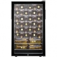 Summit SWC525LBI 42 Bottle 20 Inch Wide Built-In Single Zone Wine Cellar with Fr