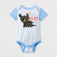 Baby Night Fury Bodysuit Light Blue - DreamWorks 3-6Months