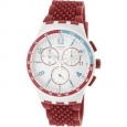 Swatch Men's Red Track SUSM403 Silicone Quartz Fashion Watch