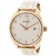 Nixon Women's Bullet A4182183 Rose-Gold Stainless-Steel Fashion Watch