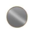 Gold Metal Round LG Tarnished Finish Wall Mirror