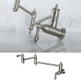 Restoration Satin Nickel Pot-filler Kitchen Faucet