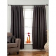 Black Tab Top 90% blackout Curtain / Drape / Panel - Piece