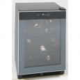 Avanti 52 Bottle Wine Cooler Black with Glass Door, Freestanding or Built-in Installation