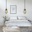 Priscilla Single-light Edison Pendant with Bulb