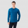 Fruit Of The Loom Men's Long Sleeve Henley T-Shirt - Legion Blue L, Dark Blue