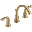 Delta 3538-MPU-DST Lahara Widespread Bathroom Faucet with Pop-Up Drain Assembly - Includes Lifetime Warranty