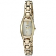 Seiko Core Women's Solar SUP320 Gold-Tone Dress Watch