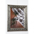 Oasis Silvertone Wall Mirror