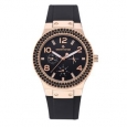 Timothy Stone FACON Rose Gold/Black Women's Design Watch