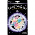 Glow In The Dark Pack-Colorful Twinkle Stars 40/Pkg