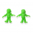 8pk of 1 Halloween Party Favor Figure Green Monster - Bullseyes Playground