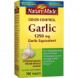 Nature Made Odor Control Garlic 1250 mg - 100 Tablets