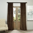 Exclusive Fabrics Signature Java Velvet Blackout Curtain Panel