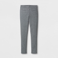 Girls' Ponte Fashion Pants - Cat & Jack Heather Gray L