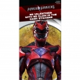 16ct Valentine's Day Power Rangers Glow in the Dark Stickers, Multi-Colored