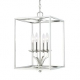 Austin Allen & Company Jaxon Collection 4-light Polished                          Nickel Foyer Fixture