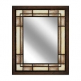 Headwest Brown Tea Glass Rectangle Wall Mirror