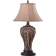 Design Craft Holt Leafed Bronze 35-inch Table Lamp (As Is Item)