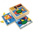 Melissa & Doug Beginner Pattern Blocks Play Set