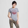 Women's Smokey the Bear Graphic Tee Gray L (Juniors')