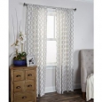 Arden Loft Mindwork Collection Geometric Pattern Cotton Curtain Panel