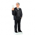 Thomas Edison Solar Light - Funny Accent Lamp - 7 7/8