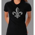 Los Angeles Pop Art Women's Fleur De Lis T-shirt