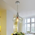 Antep 1-Light 11-Inch Glass Vase Pendant