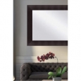 Open Grain Espresso Framed Mirror