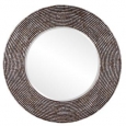 Allan Andrews Orlando Round Mother of Pearl Mirror