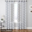 Softline Andres Burnout Sheer Geometric Curtain Panel