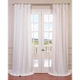 Heavy Faux Linen Curtain Panel