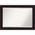 Wall Mirror, Portico Espresso Wood