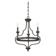 Savoy House Sheilds English Bronze 3-light Chandelier