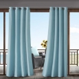 Madison Park Mission Solid 3M Scotchgard Outdoor Curtain Panel