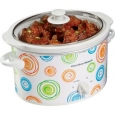 Hamilton Beach Swirl Pattern 3-quart Oval Slow Cooker