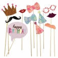 12ct Party Photo Props - Spritz, Multi-Colored