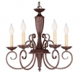 Savoy House Liberty Walnut Patina Metal 5-light Chandelier