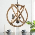 Harper Blvd Maybelle 3-Light Rope Orb Pendant Lamp