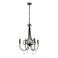 Royce Collection Pendant D20 H29.1 Lt:4 Dark Bronze Finish