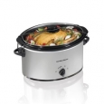 Hamilton Beach Silver 7 Quart Portable Slow Cooker