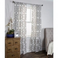 Arden Loft Mindwork Collection Medallion Pattern Cotton Curtain Panel