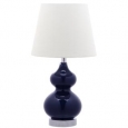 Safavieh Kids Lighting 18.75-inch Eva Navy Double Mini Table Lamp