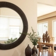 Allan Andrews Bergman Black Round Mirror