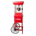Nostalgia CCP399COKE 48-inch Tall Coca-Cola 2.5 oz. Kettle Popcorn Cart