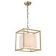 Lussa 1-Light Square Gold 12-Inch Pendant