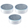Amazon 3x Echo Dot Wireless Voice-Controlled Device, 2nd Generation, White