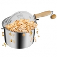 Great Northern Popcorn Original Stainless 6.5 Quart Stove Top Popcorn Popper