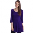 24/7 Comfort Apparel Women's Elbow Sleeve Tunic Top